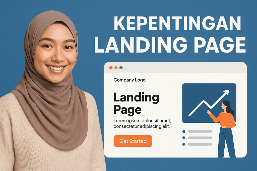 kepentingan landing page